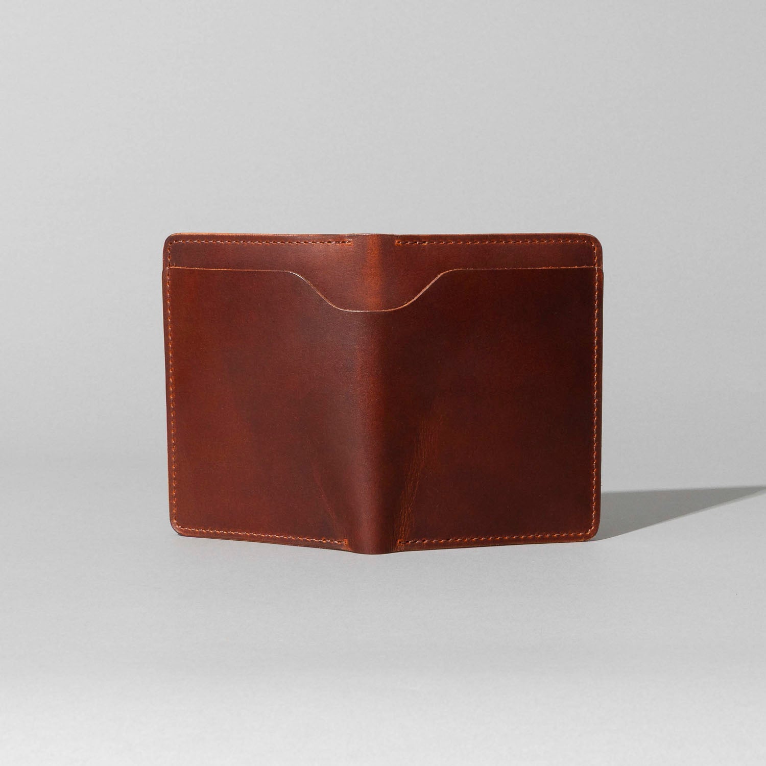 Fat Herbie Double Bifold Wallet (Brown Cypress) | Horween Leather