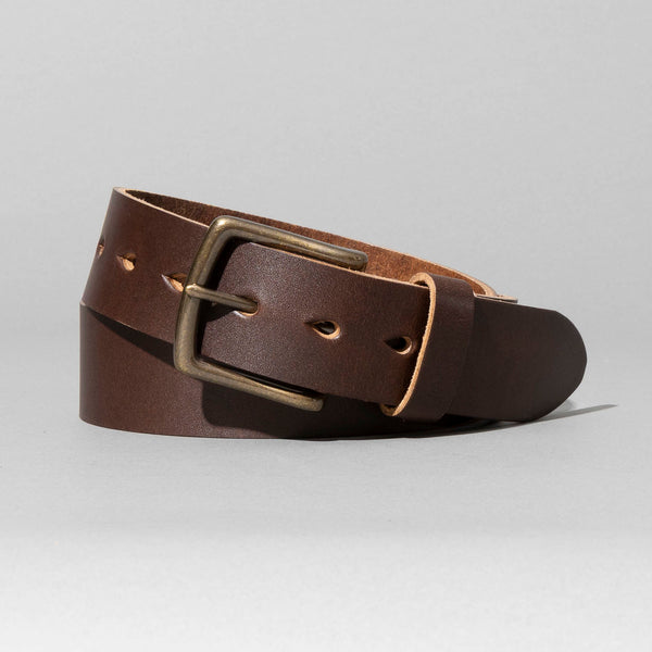 American Made Leather Belt (Brown) | Built to Last, Finest Leather