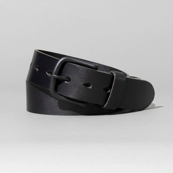 Horween® Leather Belt (Blacked Out) | Illini Latigo | Ashland Leather