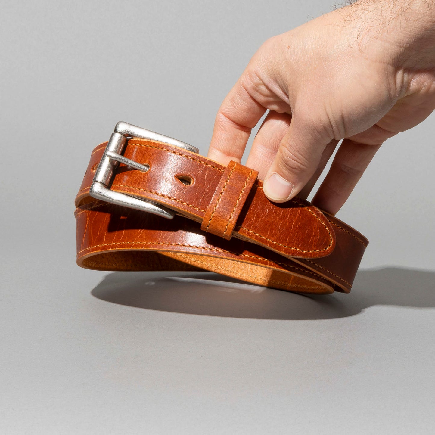 B-Grade Bucktown Leather Belt 1.25"