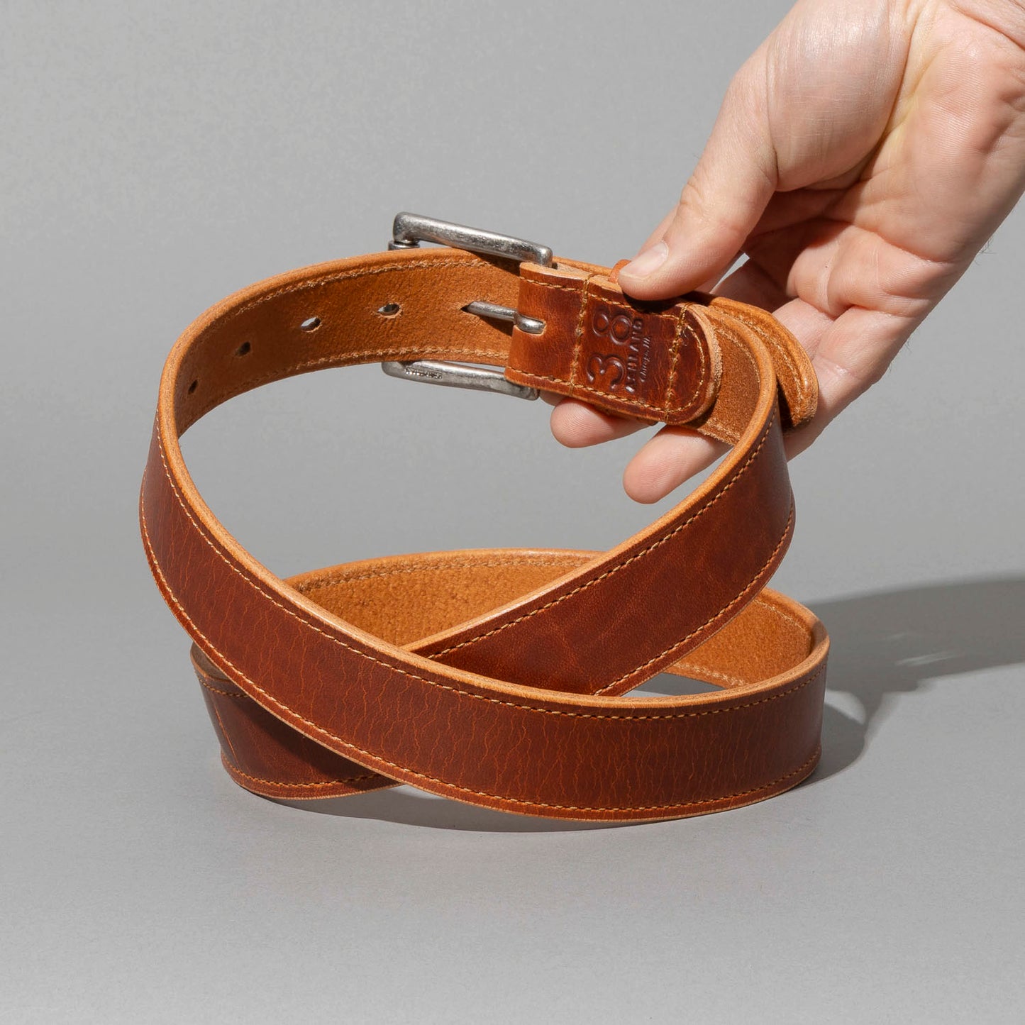 B-Grade Bucktown Leather Belt 1.25"