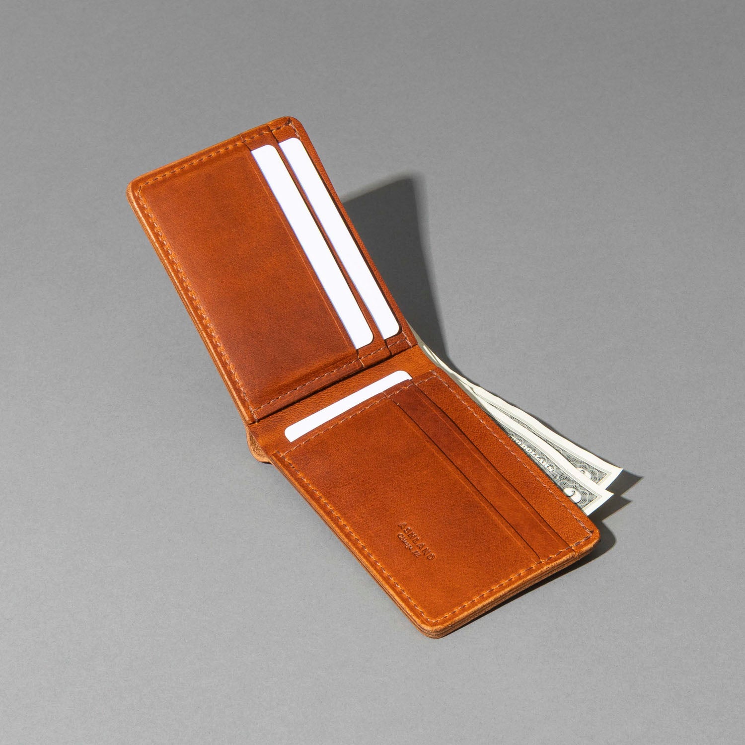 Ashland Leather Mini Fox Leather Billfold Wallet - Limited Release