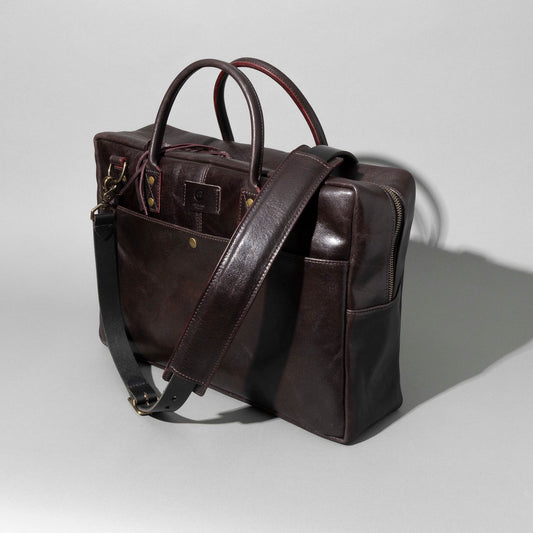 One-Off LaSalle Leather Briefcase