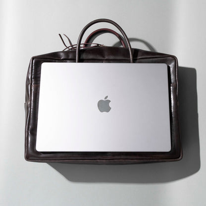 One-Off LaSalle Leather Briefcase