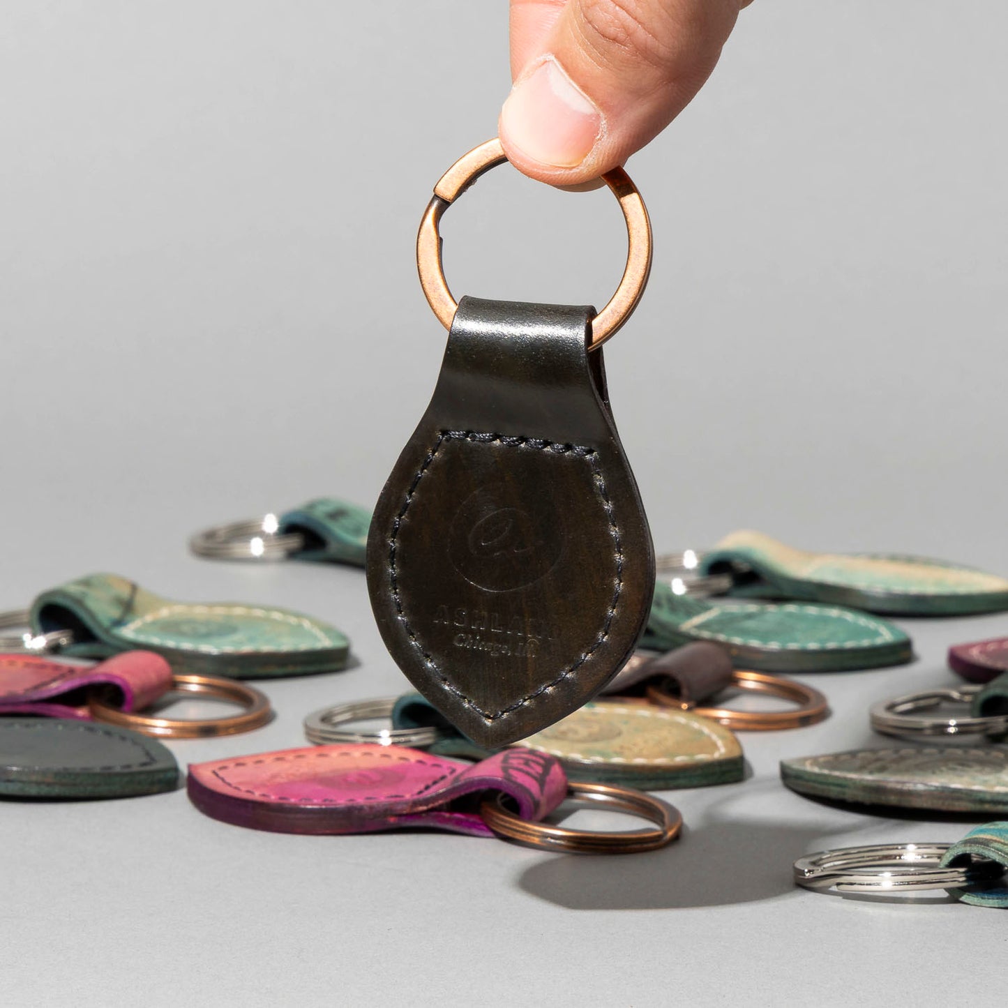 Shell Cordovan Mystery Key Fob