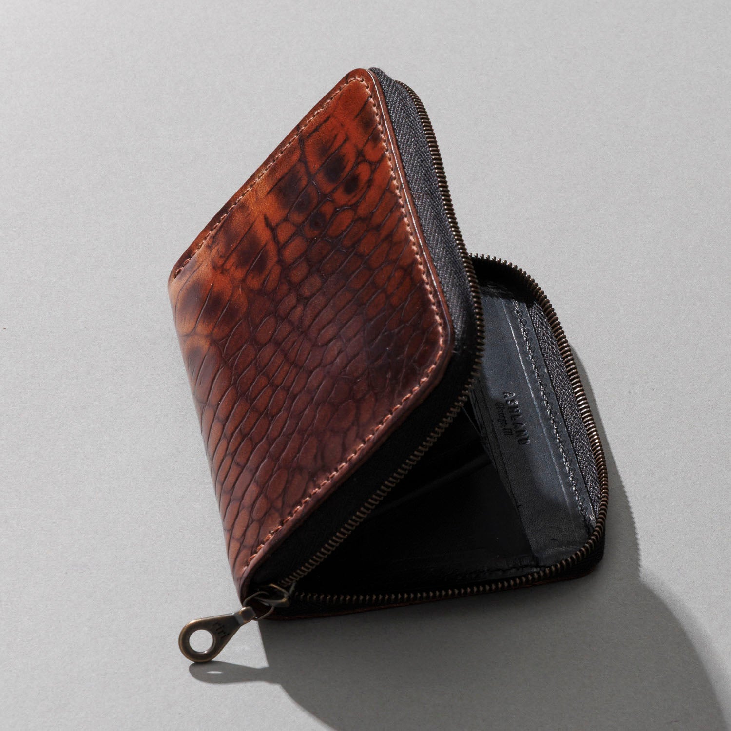 Ashland Leather Zipper Wallet Small Zip