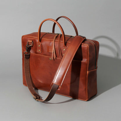One-Off LaSalle Leather Briefcase