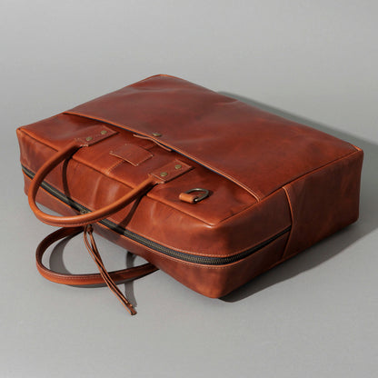 One-Off LaSalle Leather Briefcase