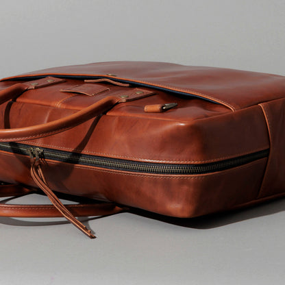 One-Off LaSalle Leather Briefcase