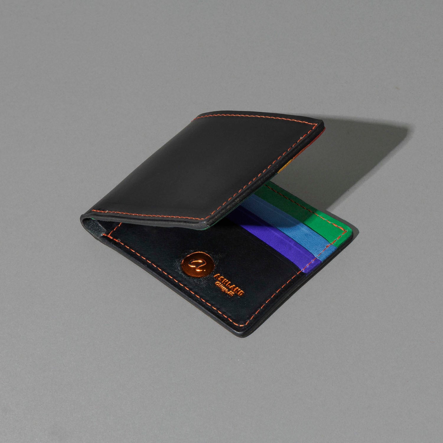 Black Wooly CXL Johnny the Fox Wallet | Ashland Leather