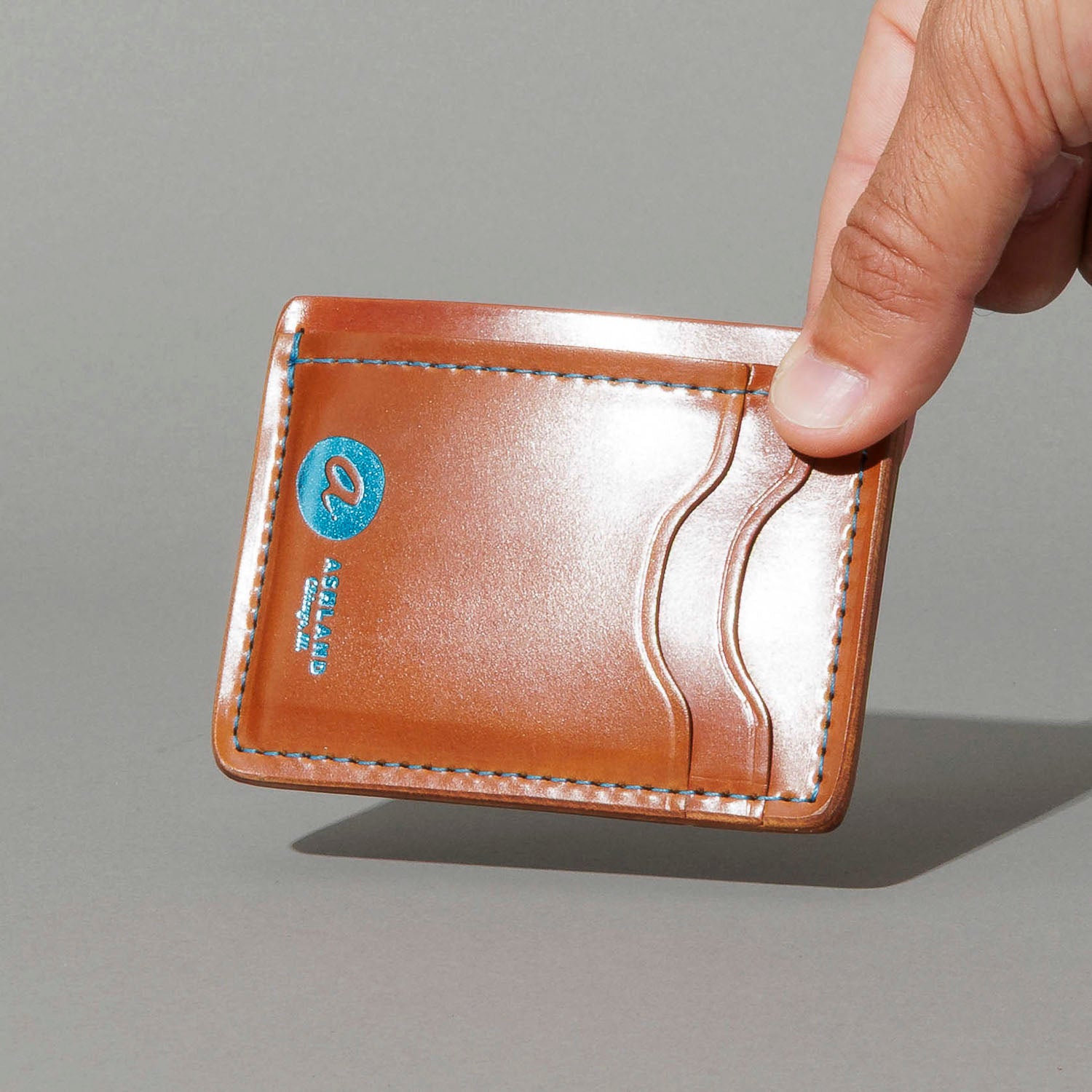 One-Off 6-slot Vertical Frank Card Holder (Shell Cordovan