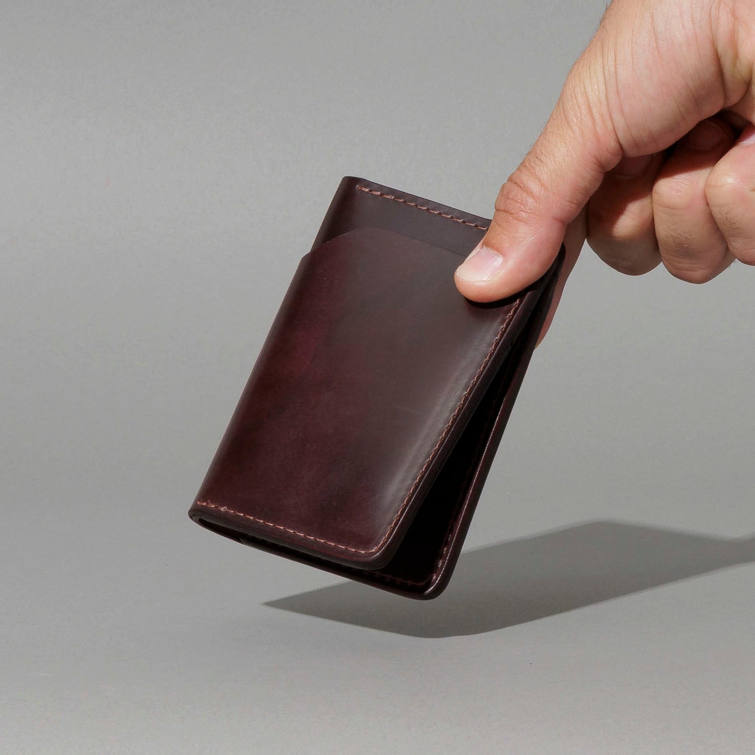 Vertical 8-Slot Tony the Ant (Shell Cordovan) | Horween® Leather