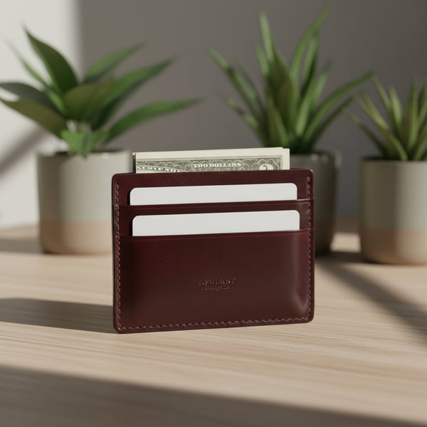 Ashland Leather Co. | Frank the Enforcer Wallet | Minimalist Front Pocket Wallet (Shell Cordovan) Ashland Leather Co. | Frank the Enforcer Wallet | Minimalist Front Pocket Wallet (Shell Cordovan)