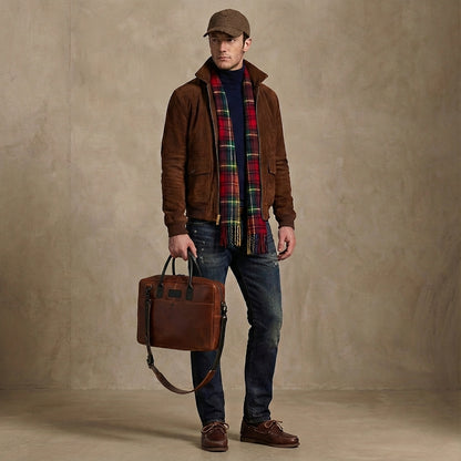 One-Off Prototype Unlined Briefcase