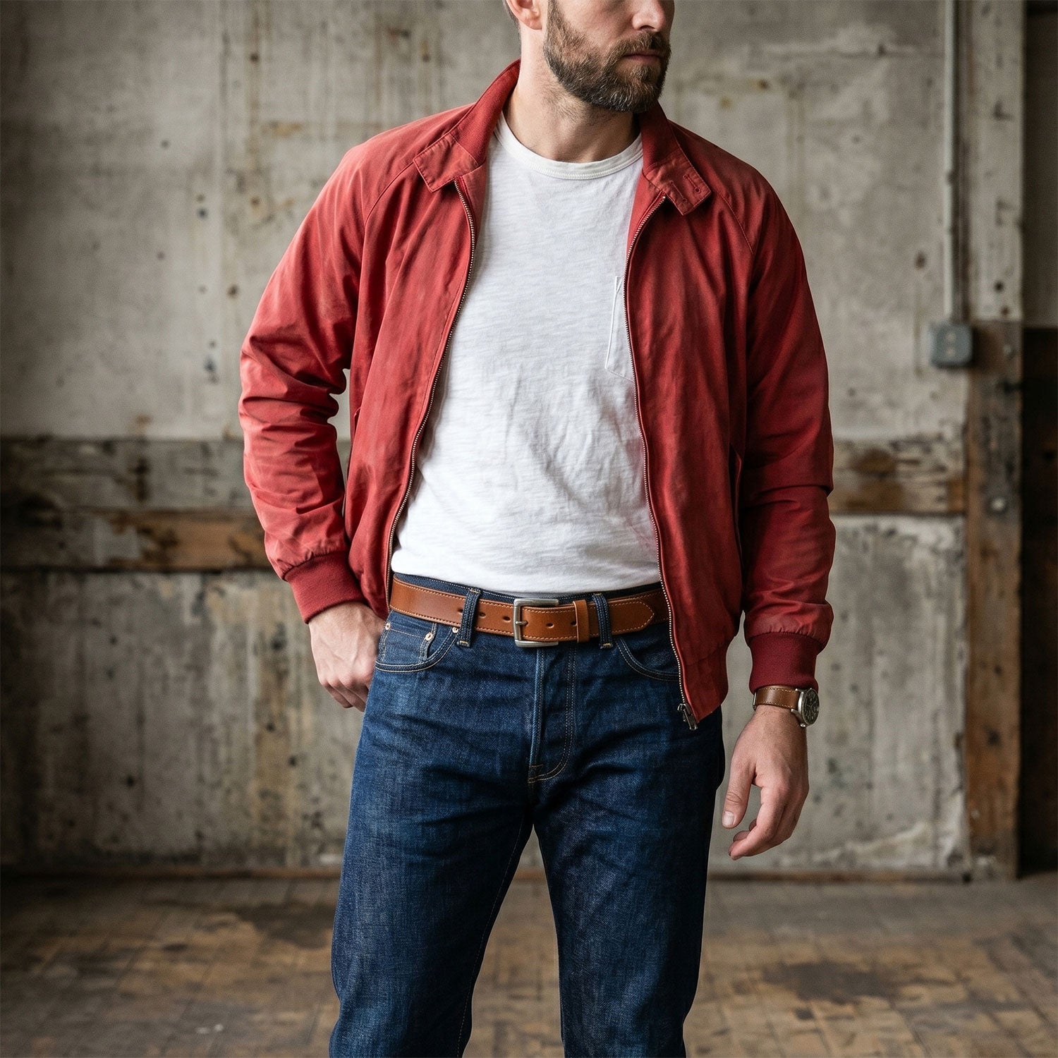 Bucktown Leather Belt 1.25"