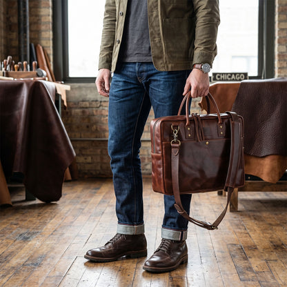 LaSalle Leather Briefcase PREORDER