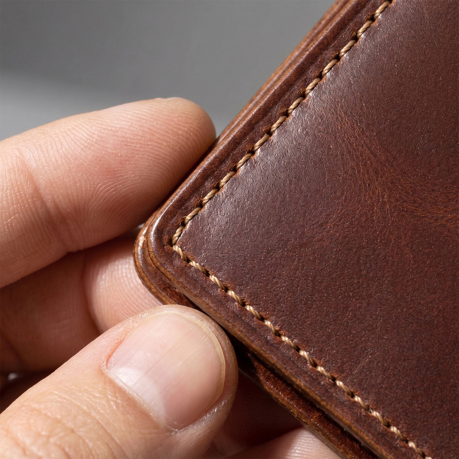Paul Harold 財布 Fat Herbie Double Bifold Wallet (Brown Cypress) | Horween Leather