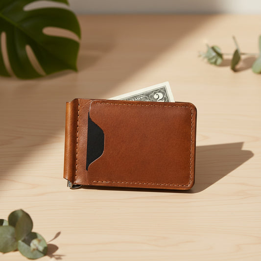 Capone Leather Money Clip