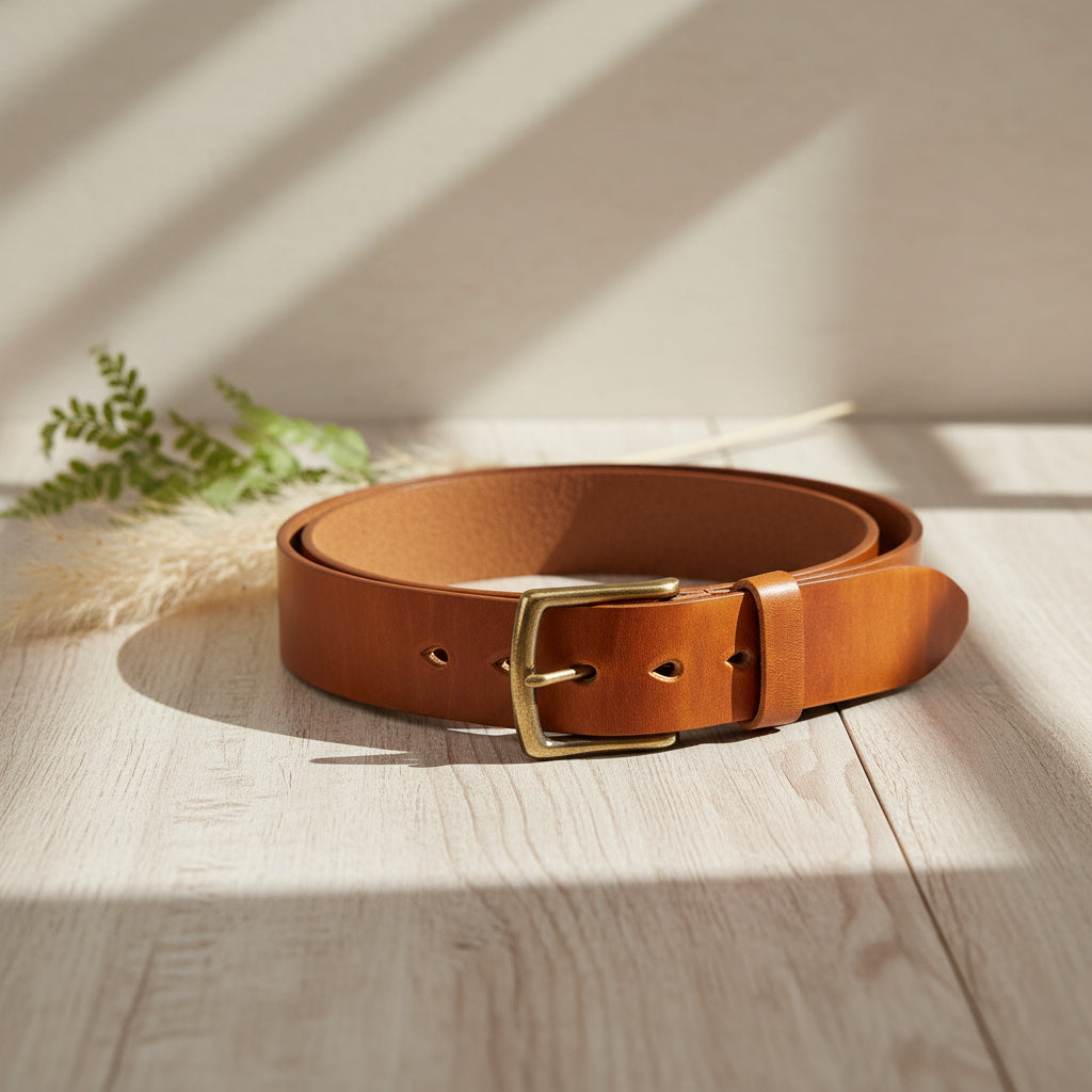 soft leather belt mens