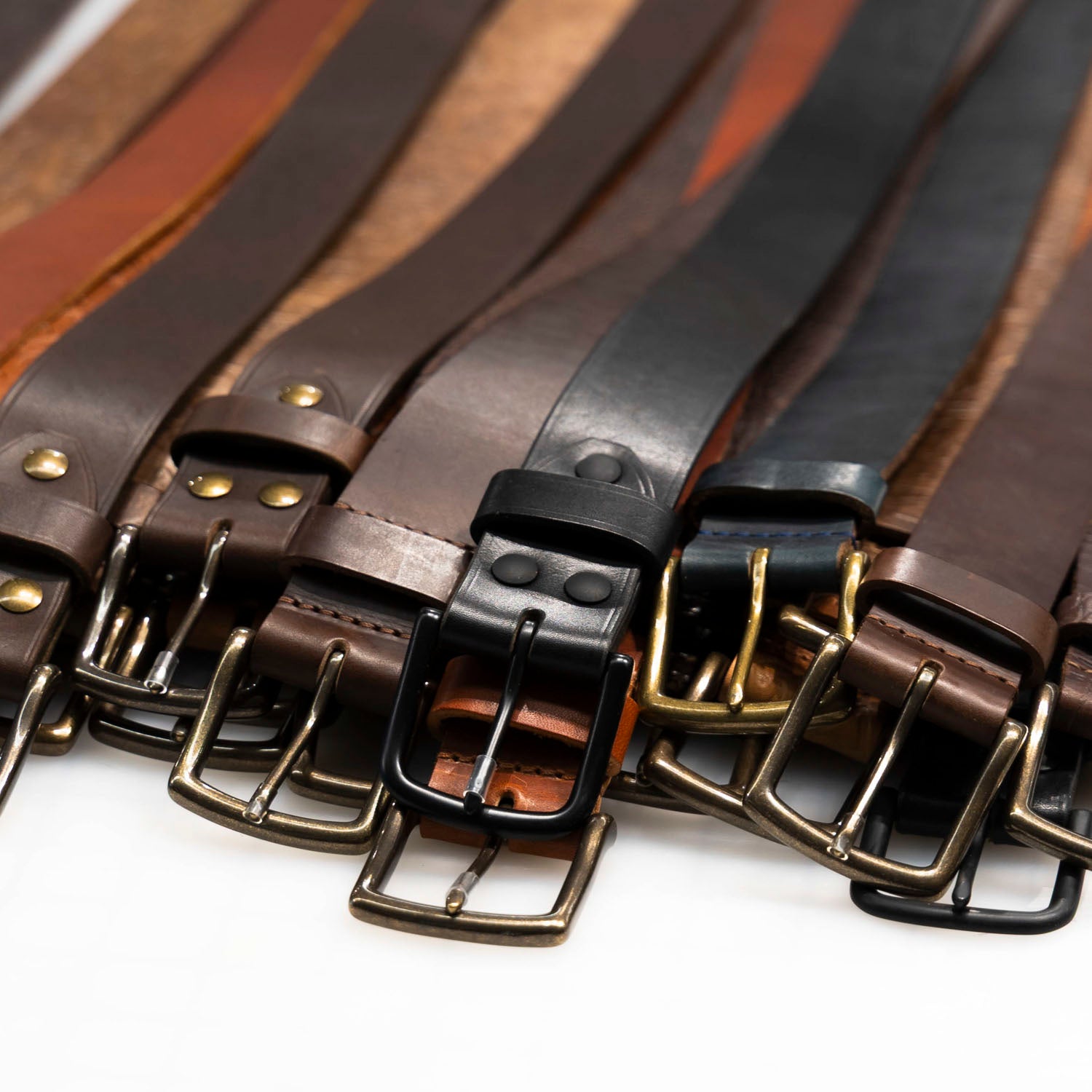 American-Made Leather Belt | Durable Full-Grain Vegetable Tanned