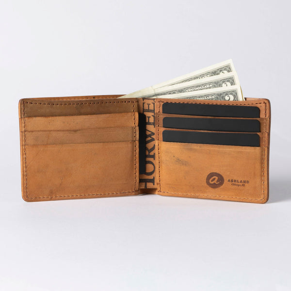 Johnny the Fox Wallet | Natural Reverse Horween® Shell Cordovan