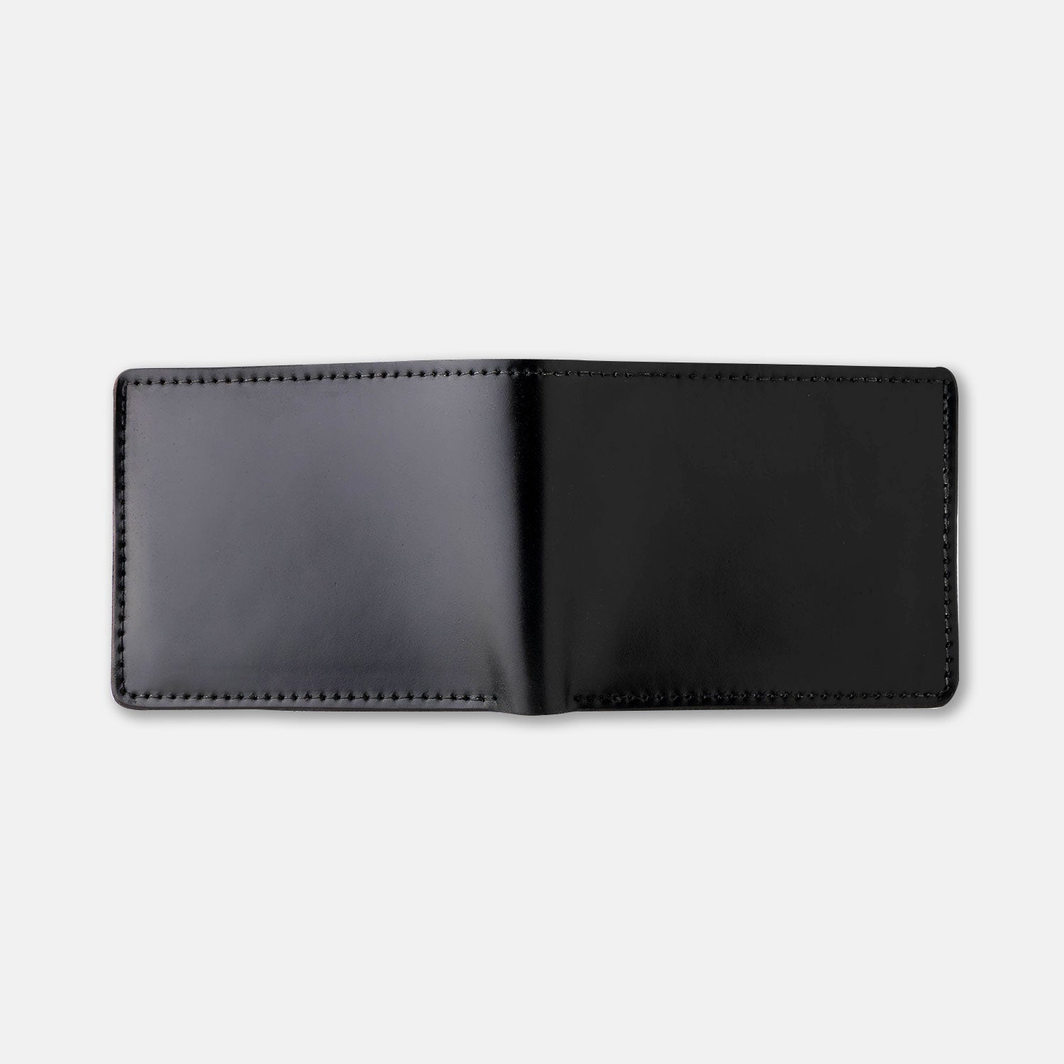 Johnny the Fox black shell cordvan cover laying flat on white background