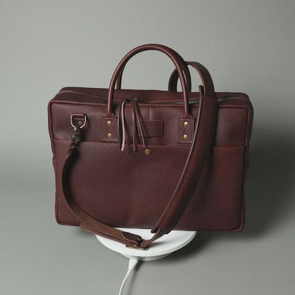 One-Off LaSalle Leather Briefcase