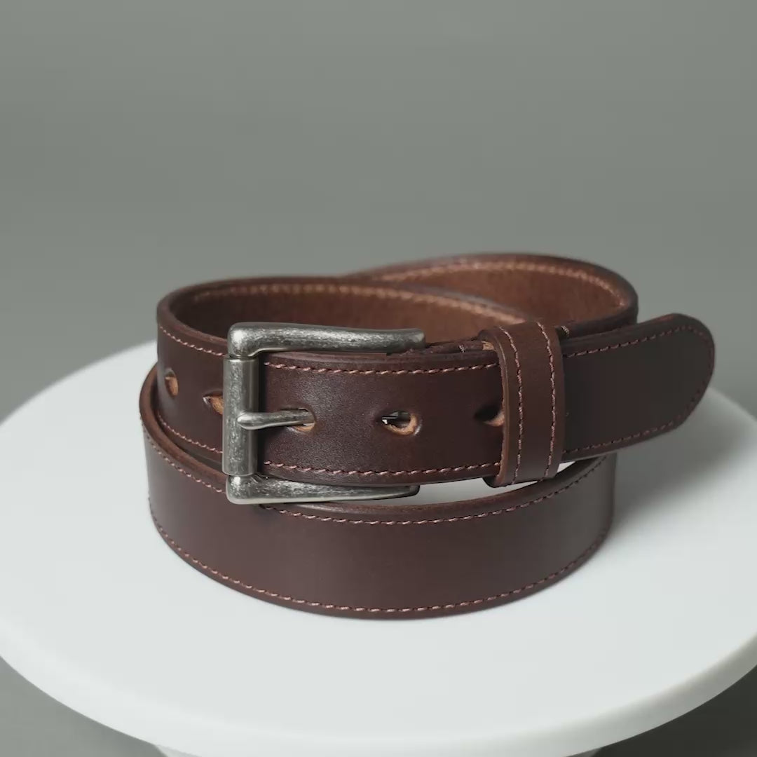 Bucktown Belt | Horween Illini Latigo Leather | Made in Chicago