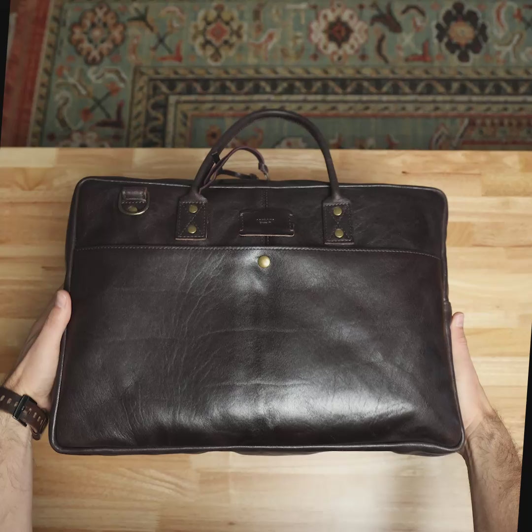 LaSalle Leather Briefcase