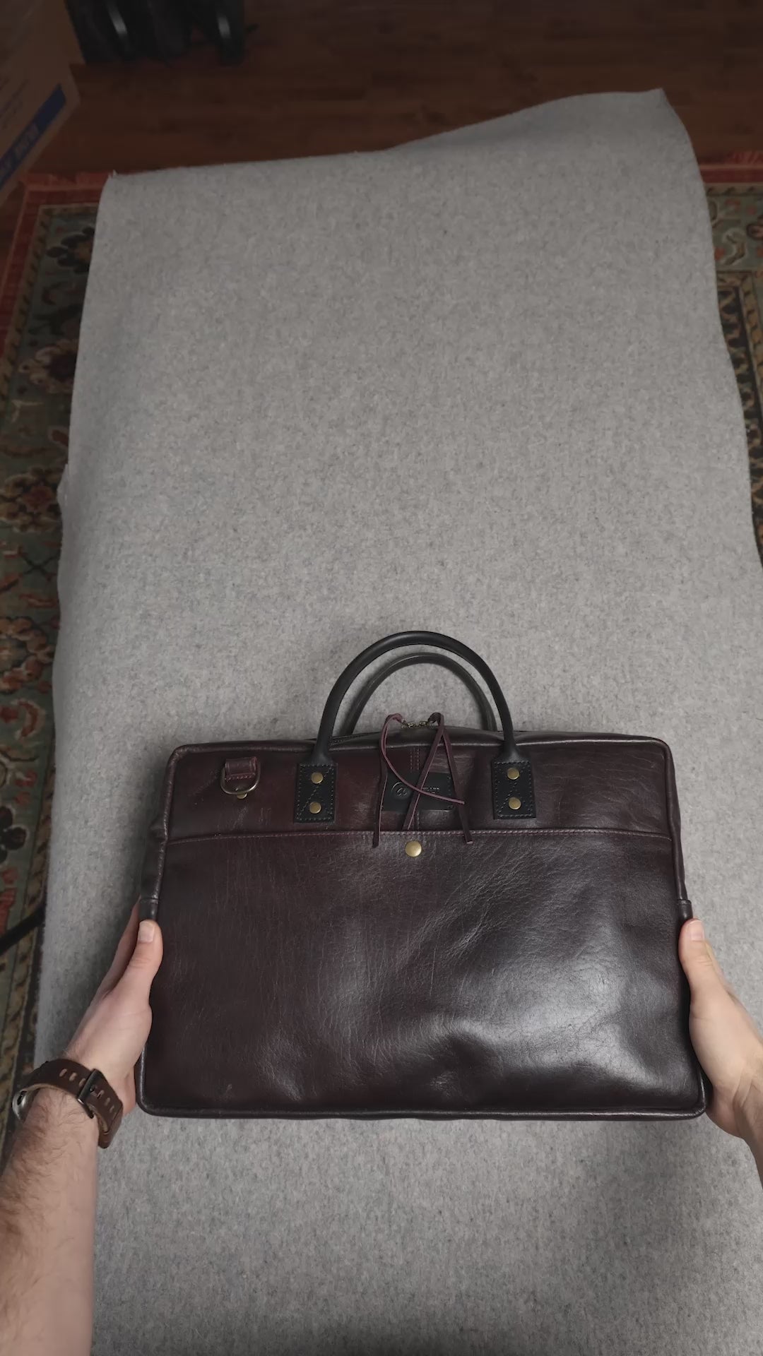 PREORDER LaSalle Leather Briefcase