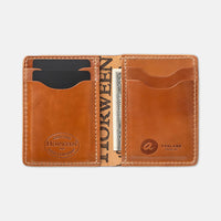 Vertical Bugs Moran Leather Wallet