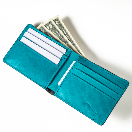 Teal wallet outlet