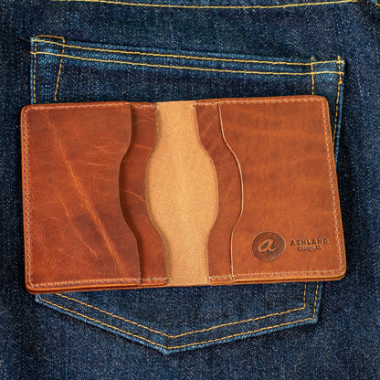 horween leather card holder