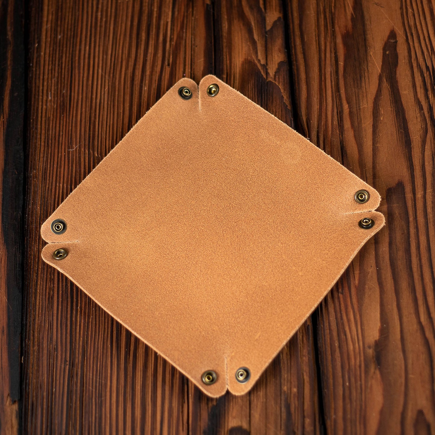 leather valet tray