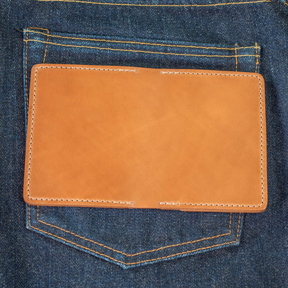 shell cordovan card holder