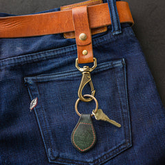 Utility Valet Key Fob, Heritage Leather