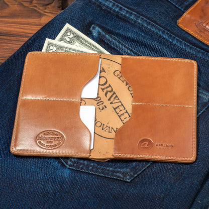 leather bifold wallet