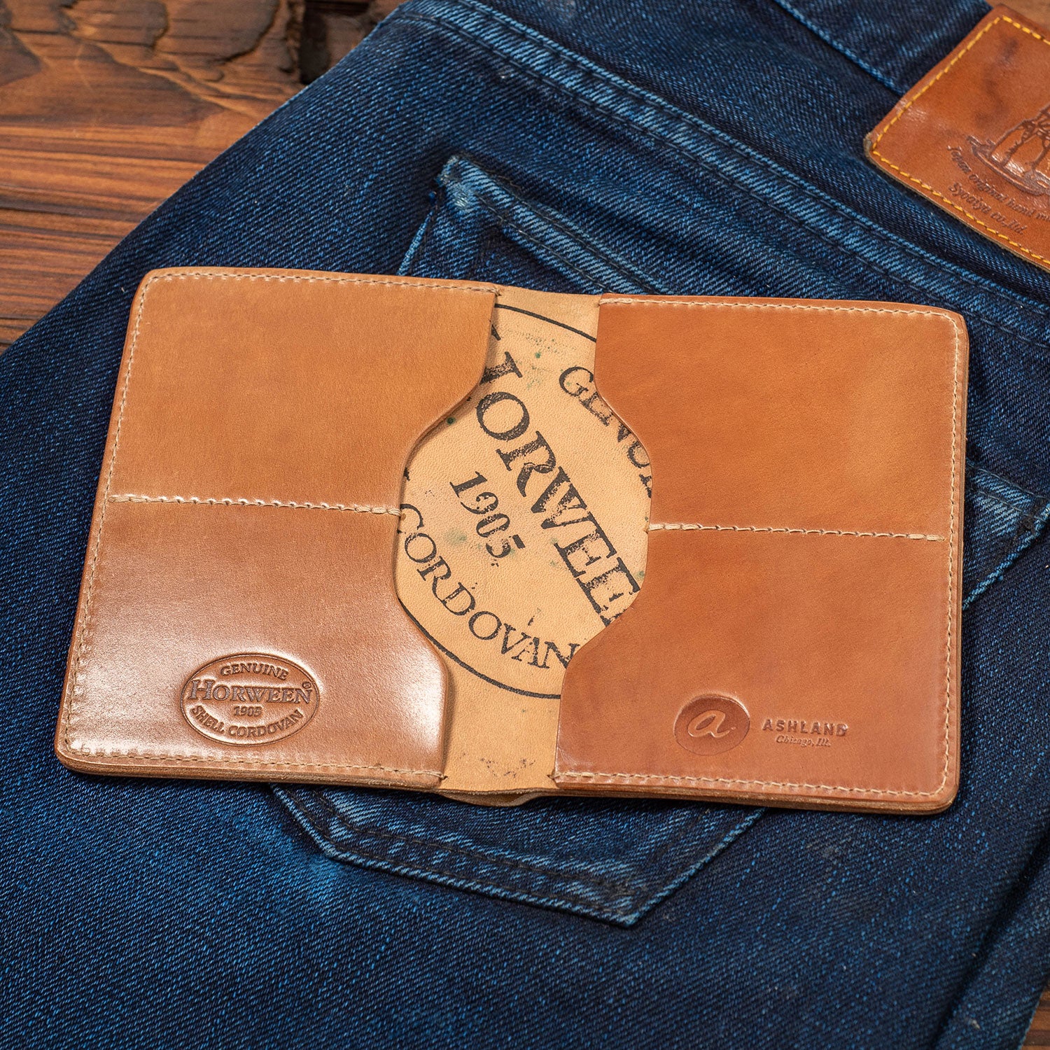 Leather Bifold Wallet Ashland Leather Fat Herbie