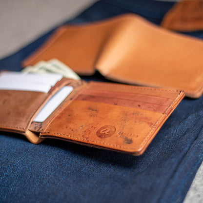 shell cordovan wallet