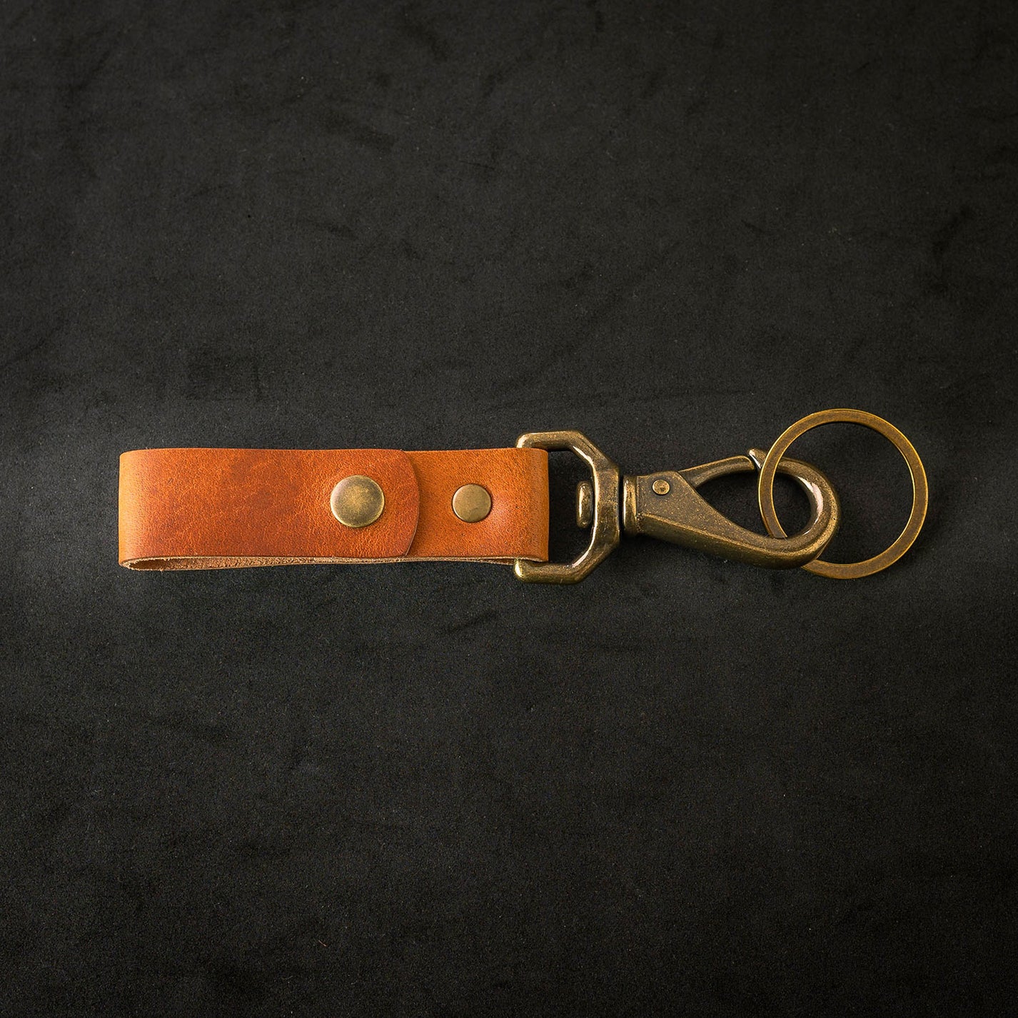 Leather Keychain Belt Clip Ashland Leather