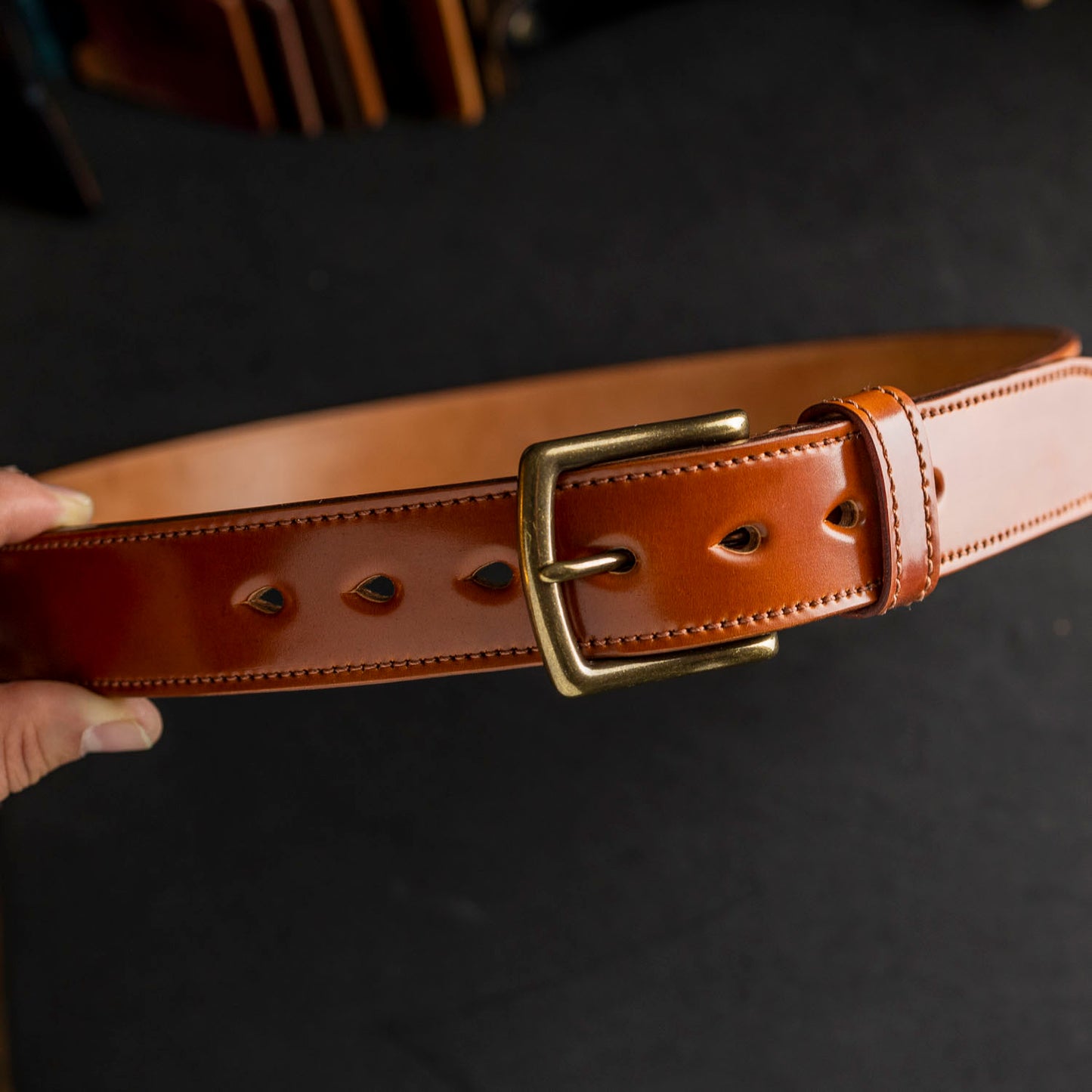 Private Stock Shell Cordovan Belt