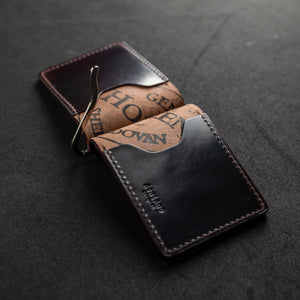 Capone Leather Money Clip - English Tan Horween Dublin
