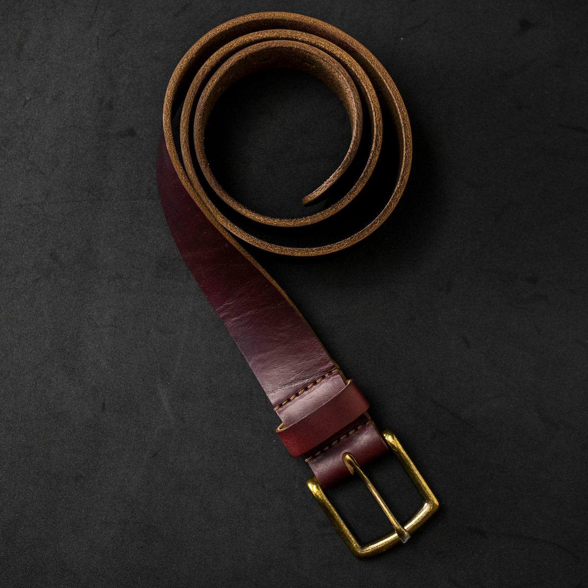 Ashland Leather Co. | Leather Keychain Belt Clip Reverse Color #8 Shell