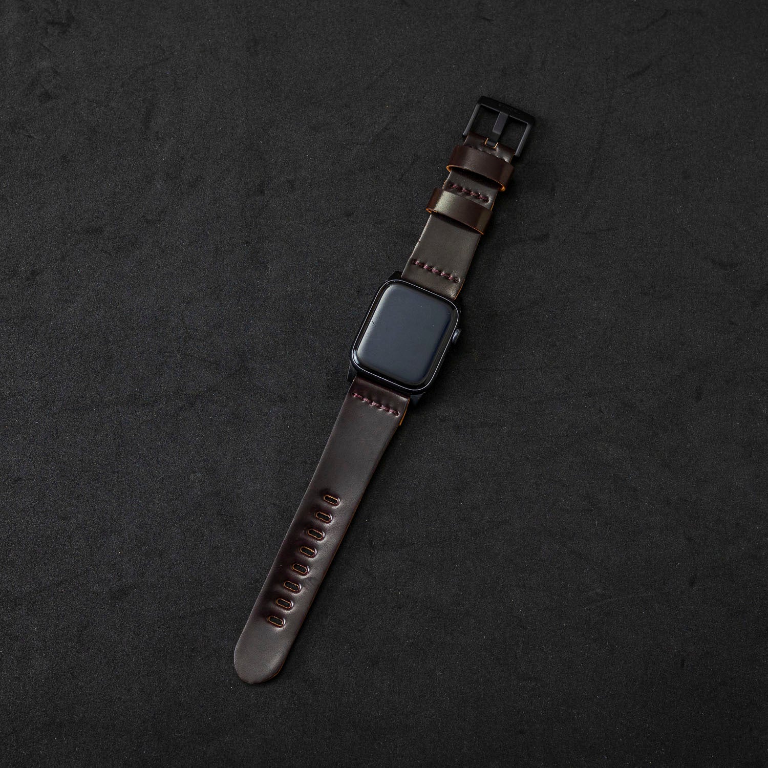 Leather Apple Watch Band - Color #8 Shell Cordovan