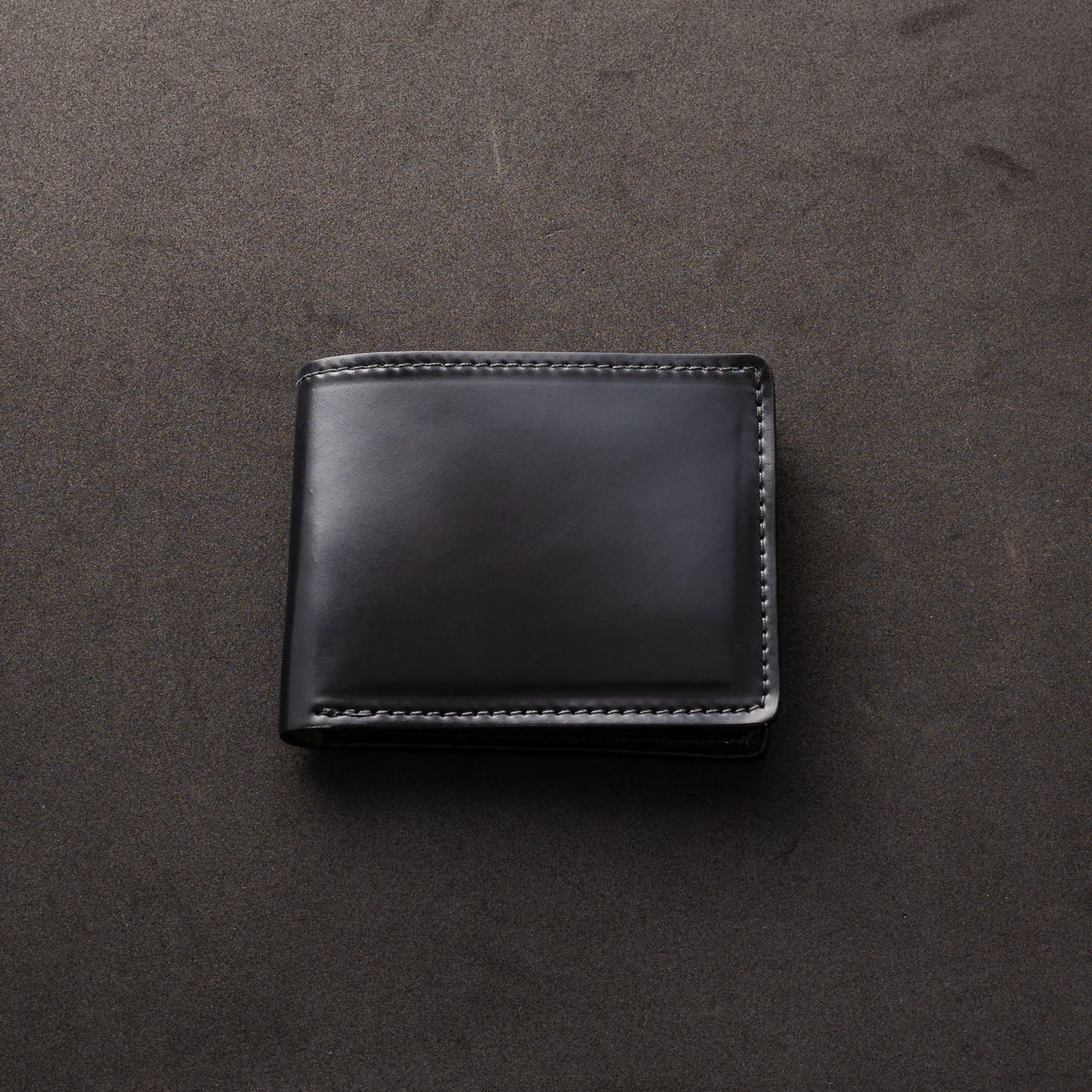 Johnny the Fox Men's Leather Wallet (Black Shell with Black Horsehide ...