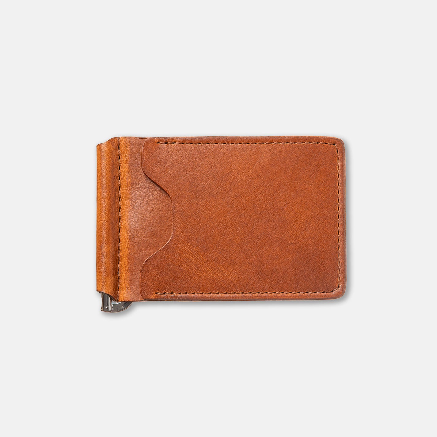 Capone Leather Money Clip (English Tan Dublin) | Horween Leather US ...