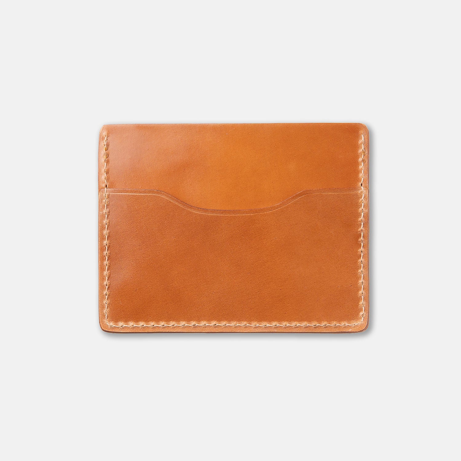 Double card holder in cowhide leather handmade by Simon Tuntelder  Copenhagen.