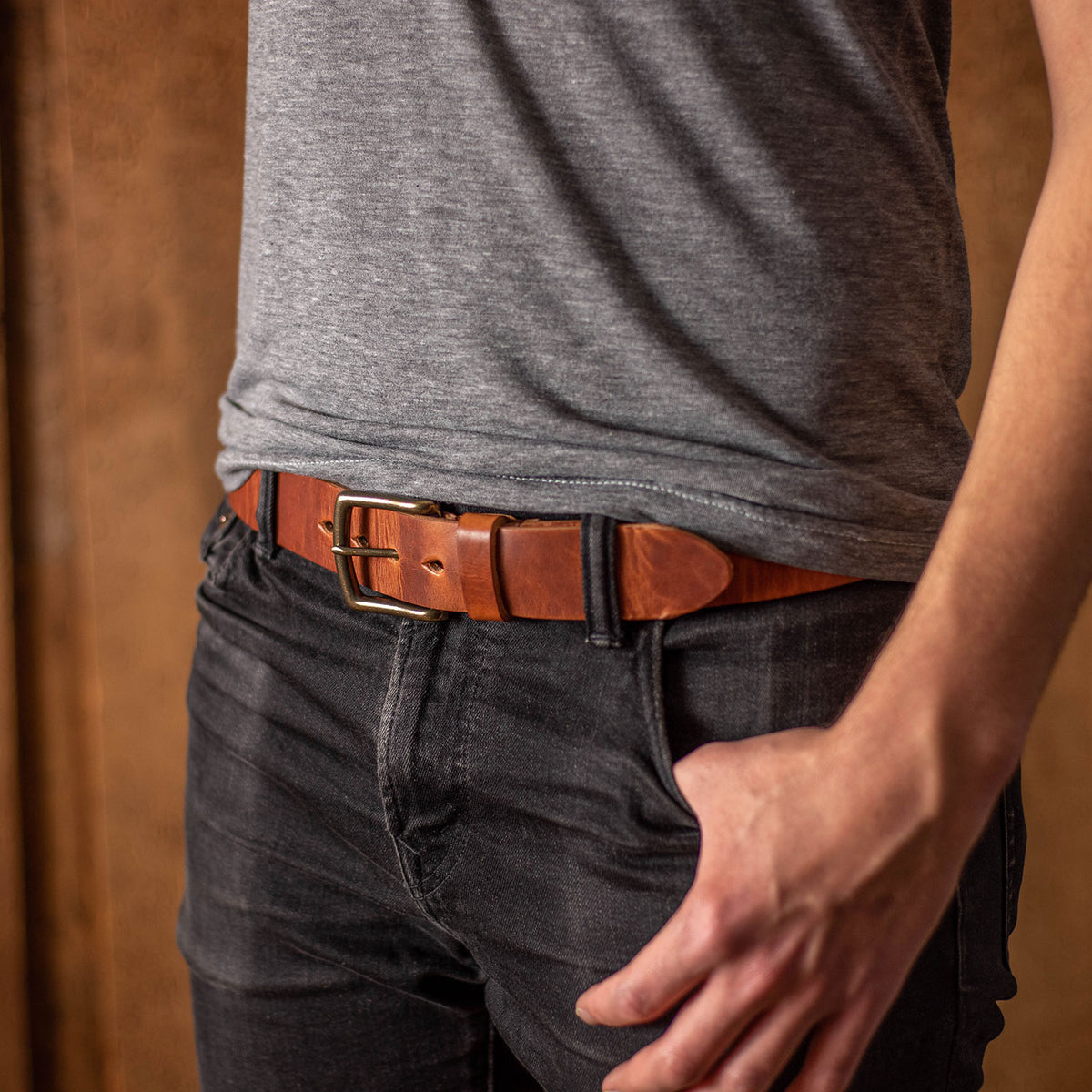 Ashland Leather Co. | Leather Keychain Belt Clip Reverse Color #8 Shell