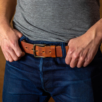 leather belt for men