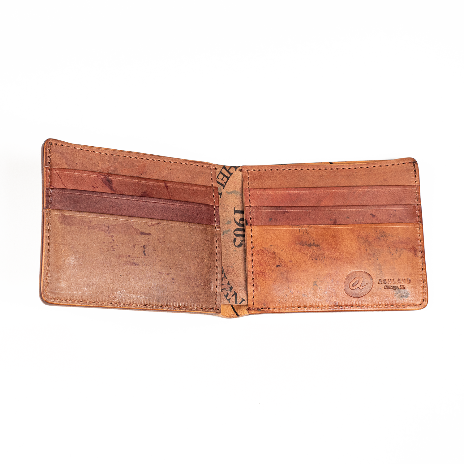 ashland leather wallet